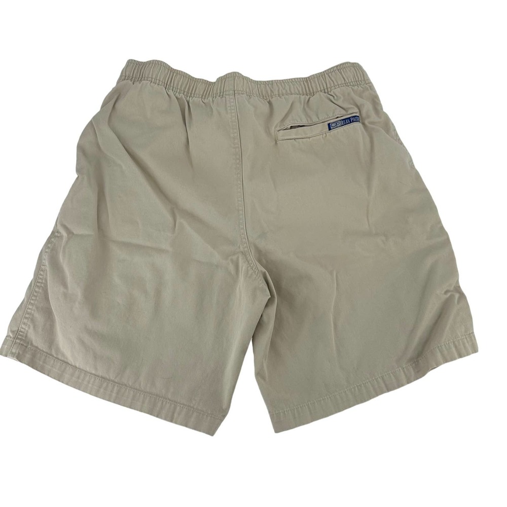Ocean pacific khaki shorts men’s size medium elastic waist pull on y2k